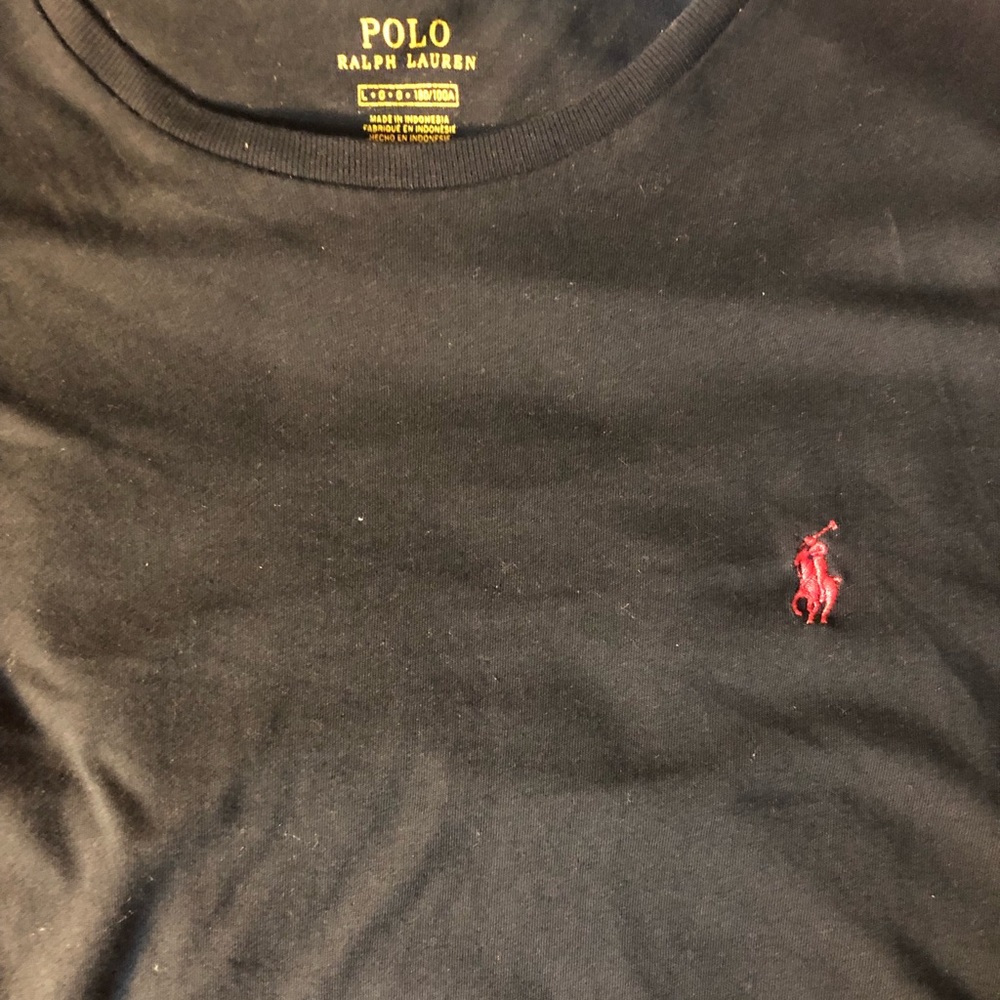 Polo RL classic red and black tee